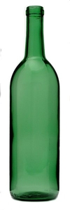 Grænar 750ml flöskur x 12